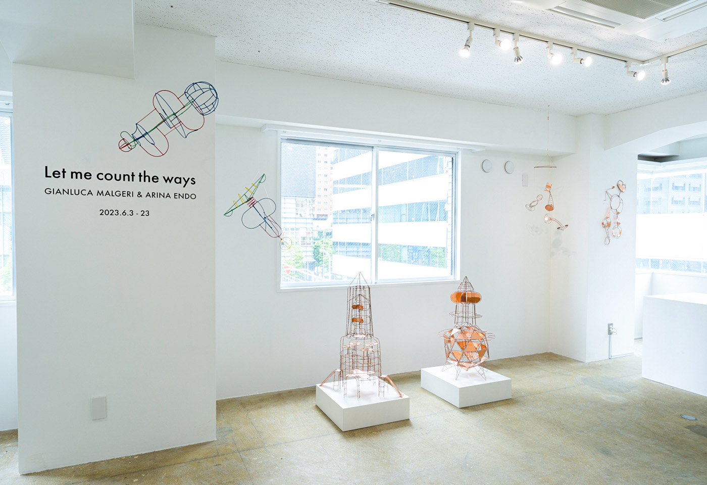 Exhibition view, Let me count the ways