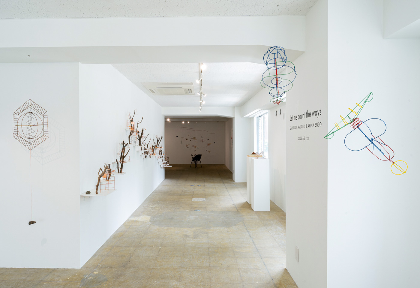 Exhibition view, Let me count the ways